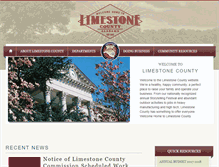 Tablet Screenshot of limestonecounty-al.gov